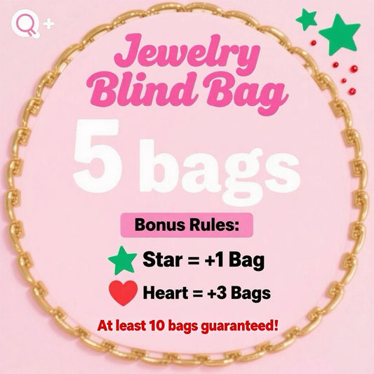 5 bags of titanium steel jewelry items